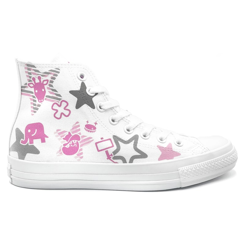 White atelier BY CONVERSE × ラブライブ！スーパースター!! ALL STAR COLORS R HI 鬼塚夏美