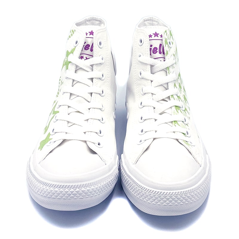 White atelier BY CONVERSE × ラブライブ!スーパースター!! ALL STAR COLORS R HI 平安名すみれ