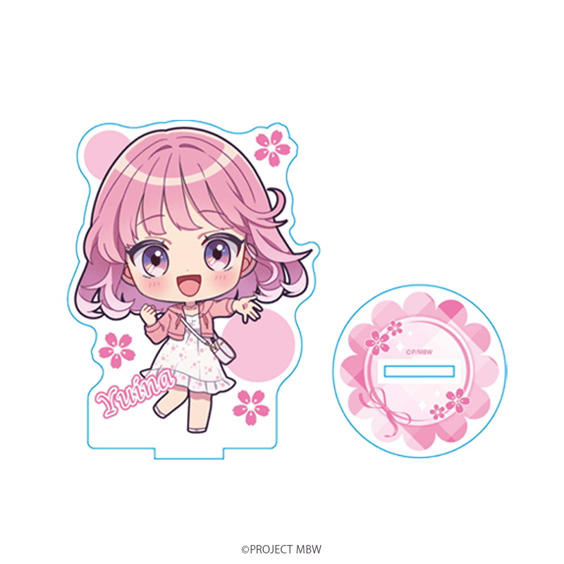 前橋ウィッチーズ アクリルスタンド 赤城ユイナ ミニキャラ 春服ver. _pre