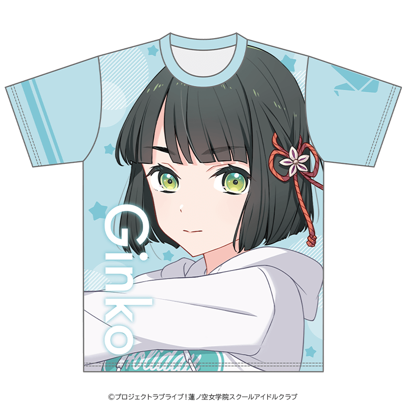 ラブライブ！蓮ノ空女学院スクールアイドルクラブ カラーTシャツ 百生吟子 レッスンウェアver. _pre