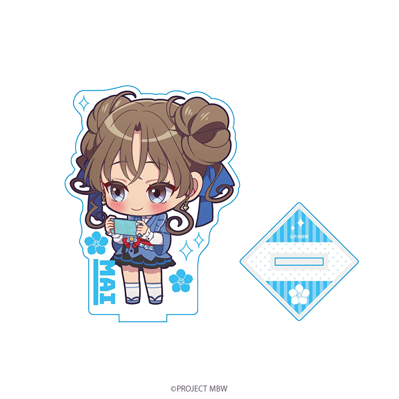 前橋ウィッチーズ アクリルスタンド 上泉マイ ミニキャラ 花屋制服ver. _pre