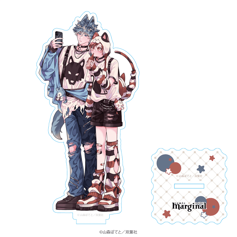 マージナル8周年フェア 蓮木くんと三毛くん アクリルスタンド デートver. _pre