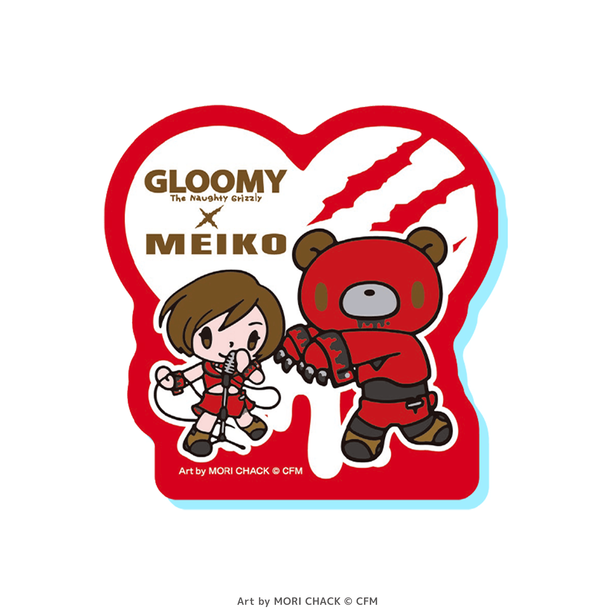 GLOOMY meets 初音ミク アクリルメモクリップ グルーミー＆MEIKO ミニキャラver. _pre