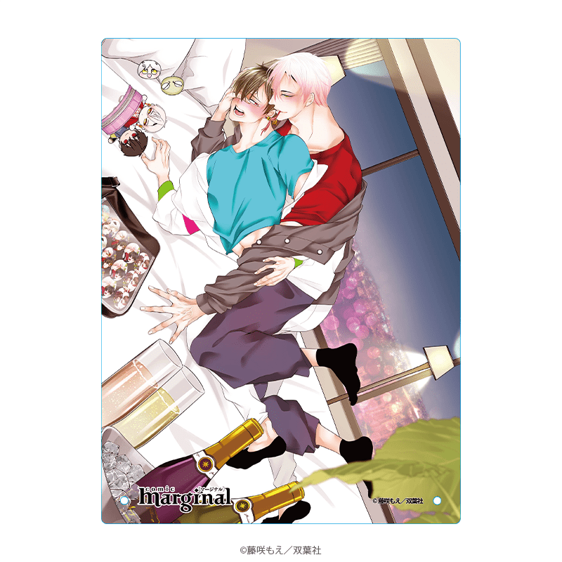 マージナル8周年フェア 腐男子召喚～異世界で神獣にハメられました～ アクリルプレート 凪・琴音 デザートver. _pre