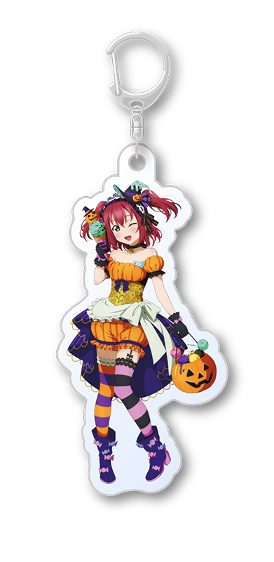 AiScReam ハロウィン アクリルキーホルダー 黒澤ルビィ _pre