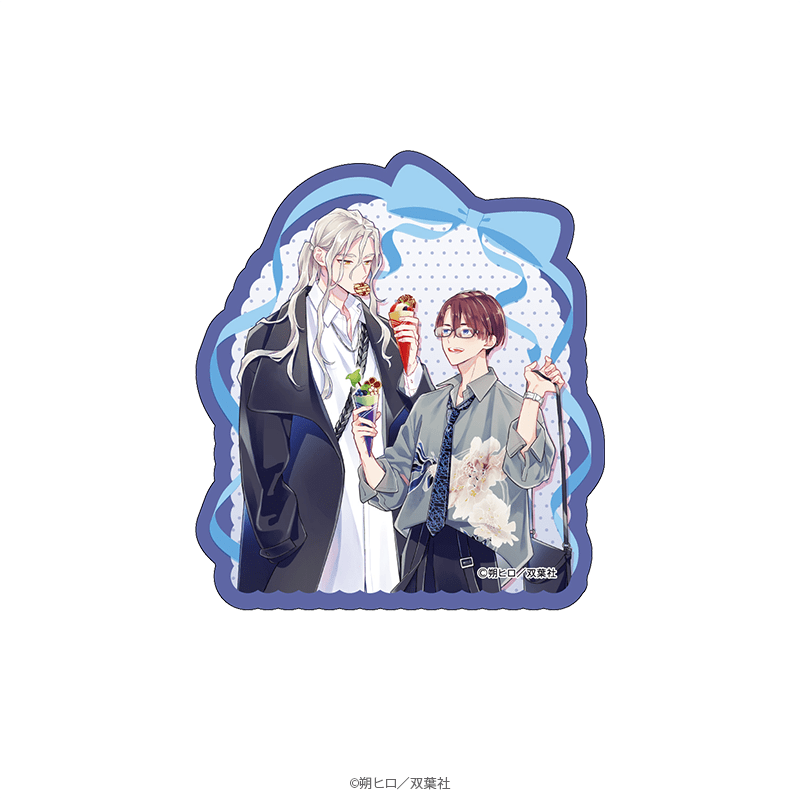 マージナル8周年フェア 羅城恋月夜 モバイルステッカー デートver. _pre