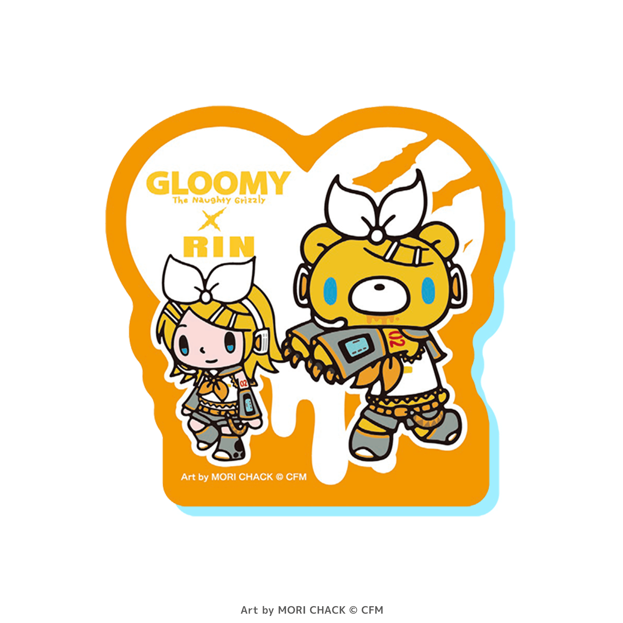 GLOOMY meets 初音ミク アクリルメモクリップ グルーミー＆鏡音リン ミニキャラver. _pre