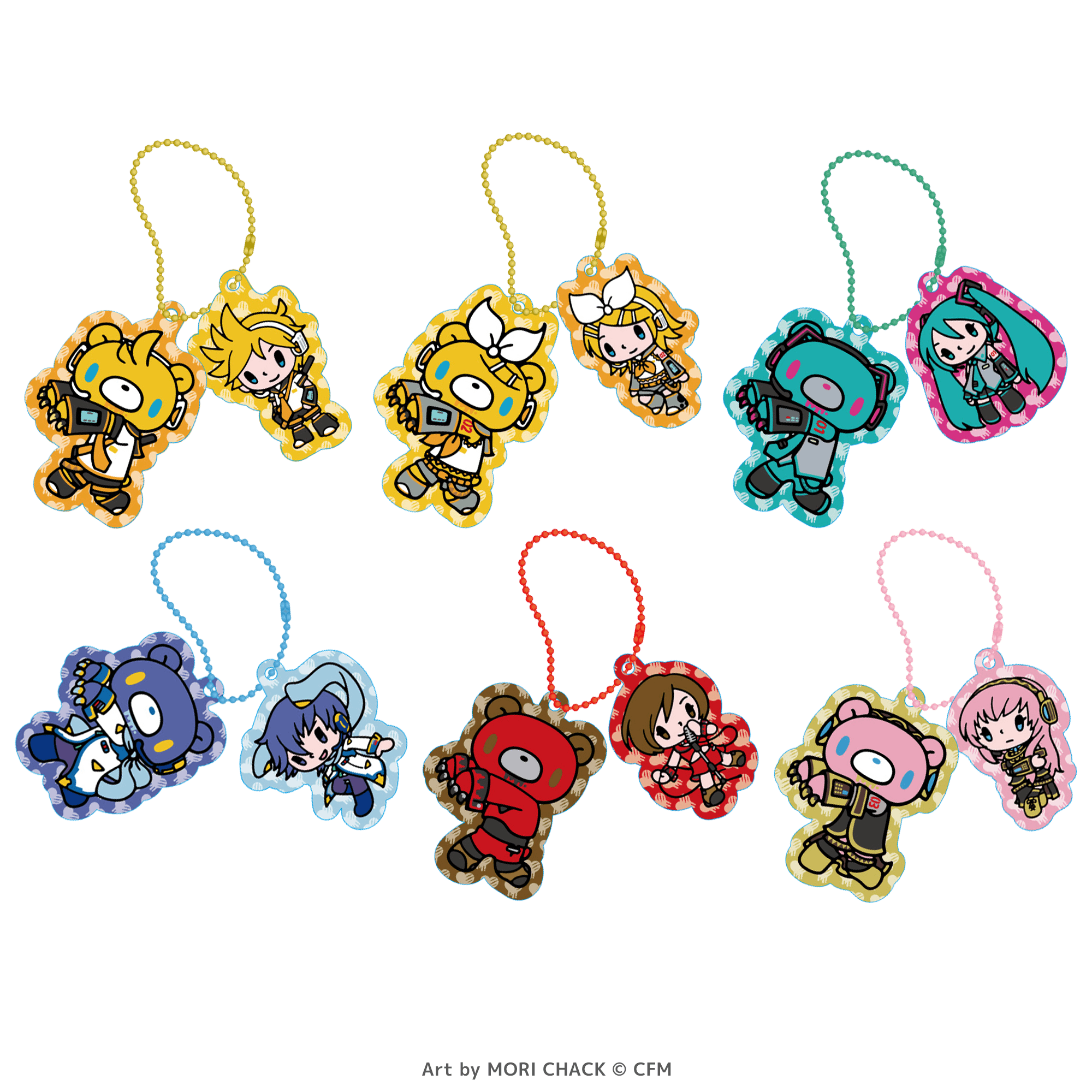 GLOOMY meets 初音ミク ツインアクリルキーホルダー ミニキャラver.（全6種） _pre