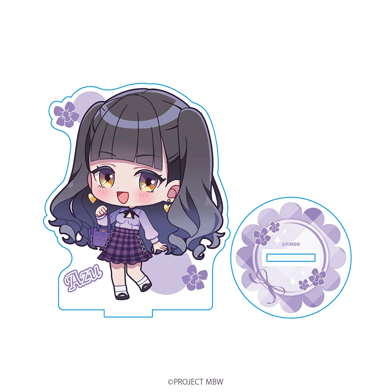 前橋ウィッチーズ アクリルスタンド 新里アズ ミニキャラ 春服ver. _pre