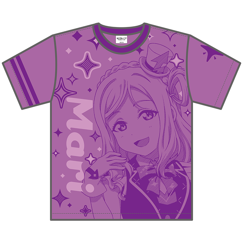 ラブライブ！サンシャイン!! カラーTシャツ KU-RU-KU-RU Cruller! ver