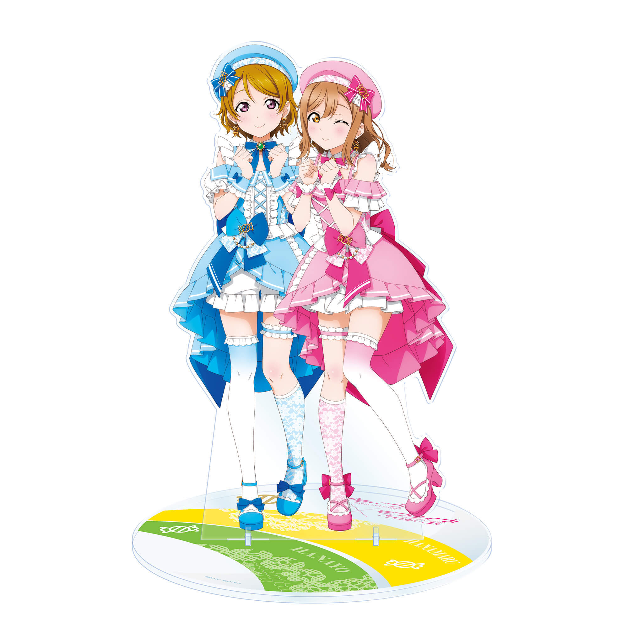 ラブライブ！×ラブライブ！サンシャイン!! POP UP STORE～μ's×Aqours Special Collaboration～ 1/4スケールBIGアクリルフィギュア【μ's×Aqours】 小泉花陽×国木田花丸 _pre