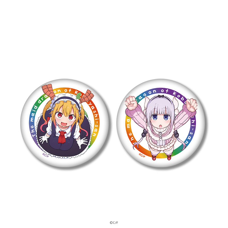 小林さんちのメイドラゴン 缶バッジセット コミックイラストver. _pre