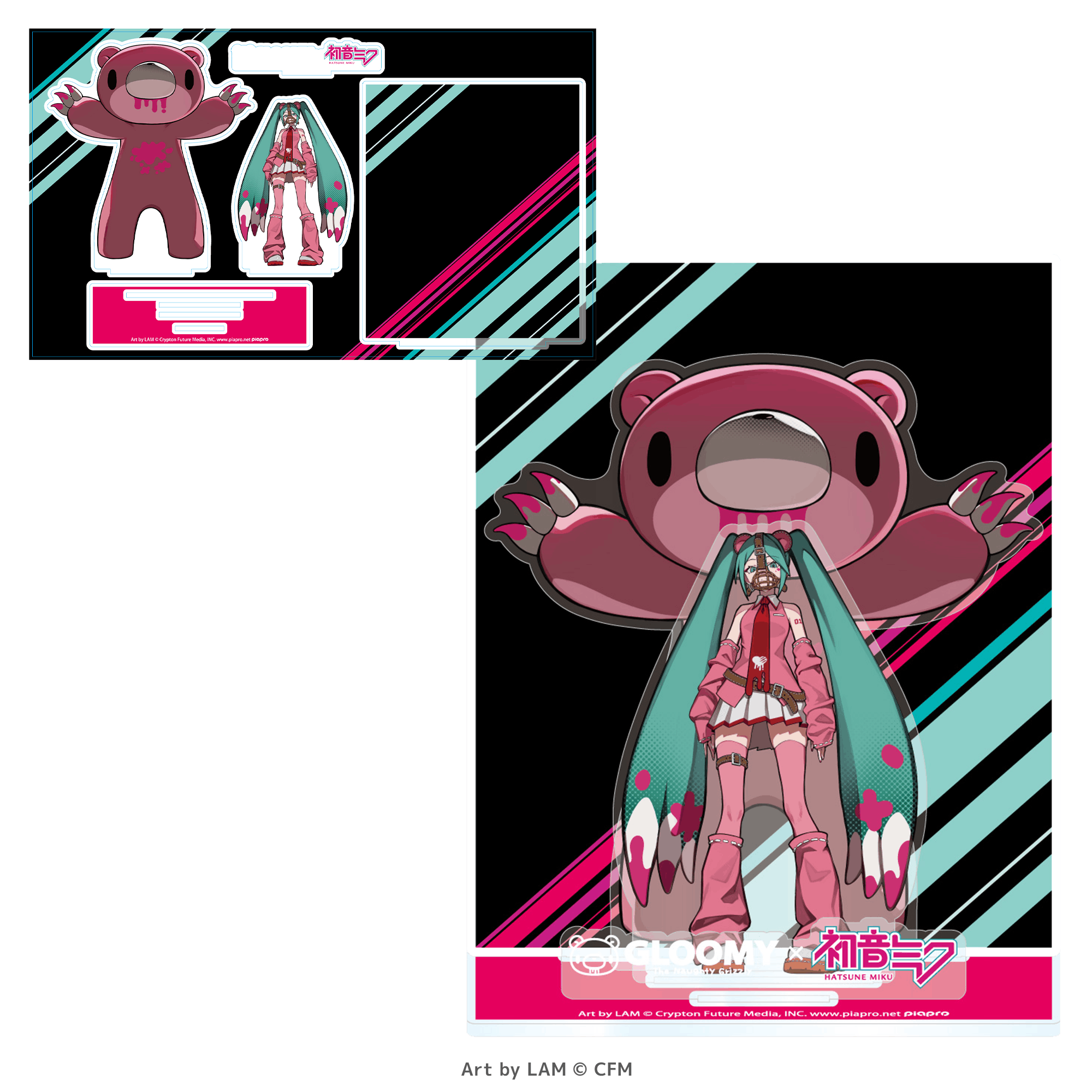 GLOOMY meets 初音ミク アクリルジオラマスタンド _pre