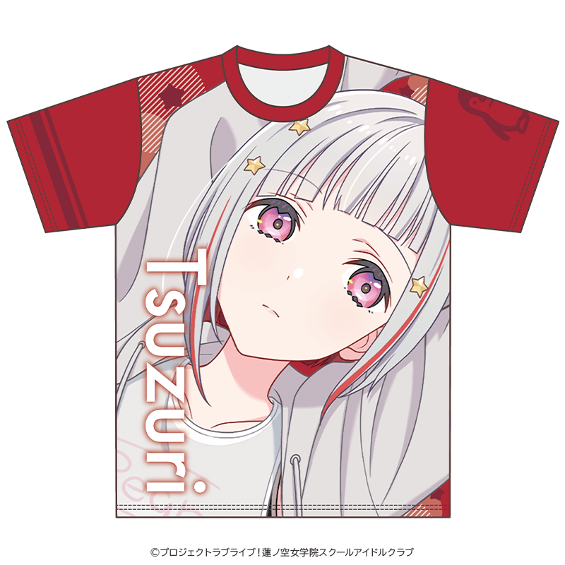 ラブライブ！蓮ノ空女学院スクールアイドルクラブ カラーTシャツ 夕霧綴理 レッスンウェアver. _pre