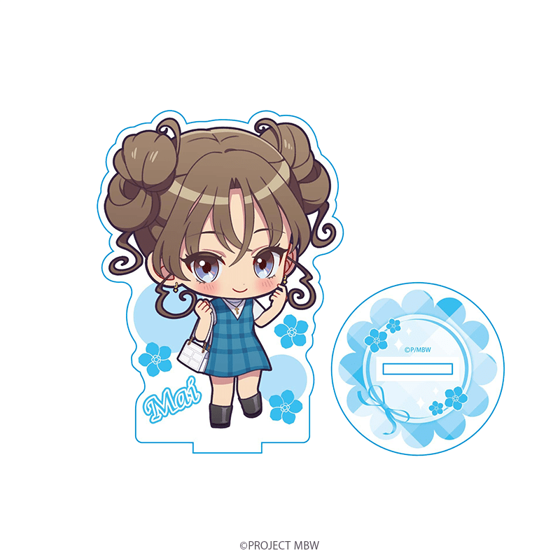 前橋ウィッチーズ アクリルスタンド 上泉マイ ミニキャラ 春服ver. _pre