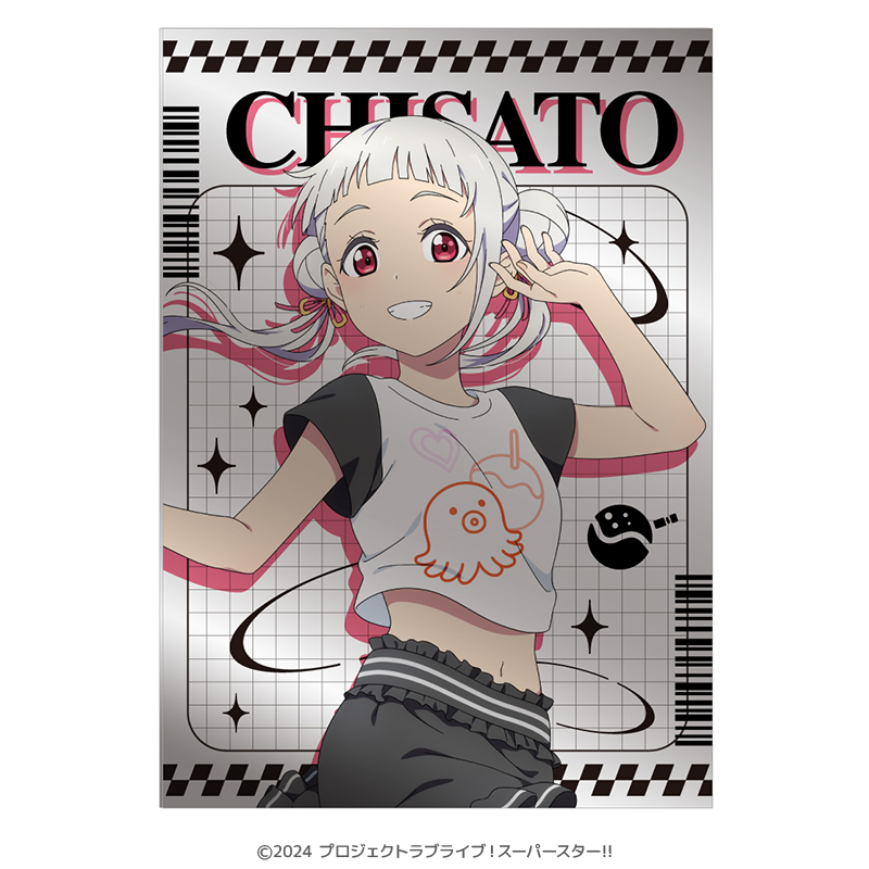 美容室sai×ラブライブ！スーパースター!! プレミアムメタルディスプレイ 嵐 千砂都 _pre