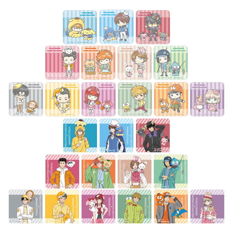 ワールドトリガー×サンリオキャラクターズ vol.2 アクリルマグネット 26種