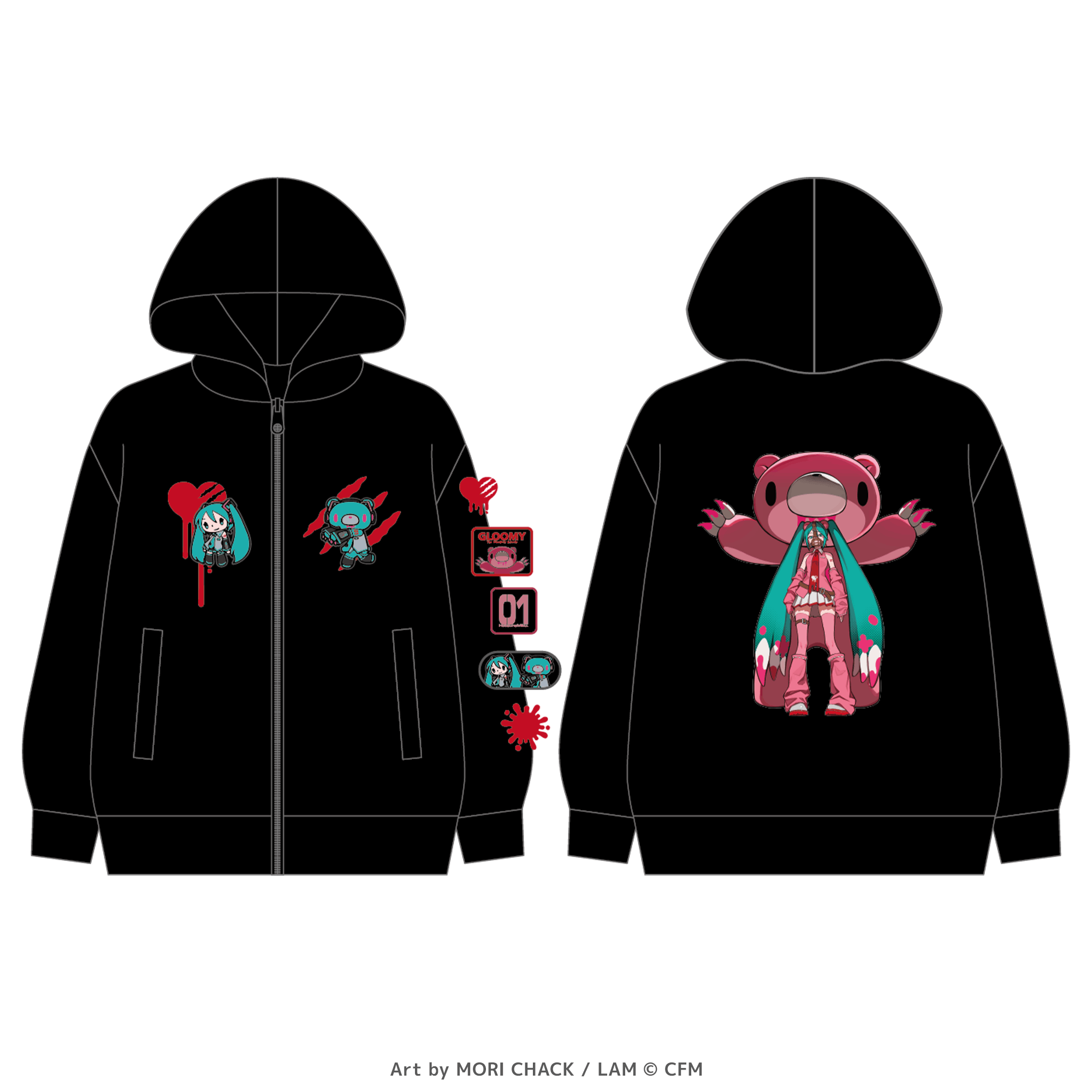 GLOOMY meets 初音ミク パーカー（FREE） _pre