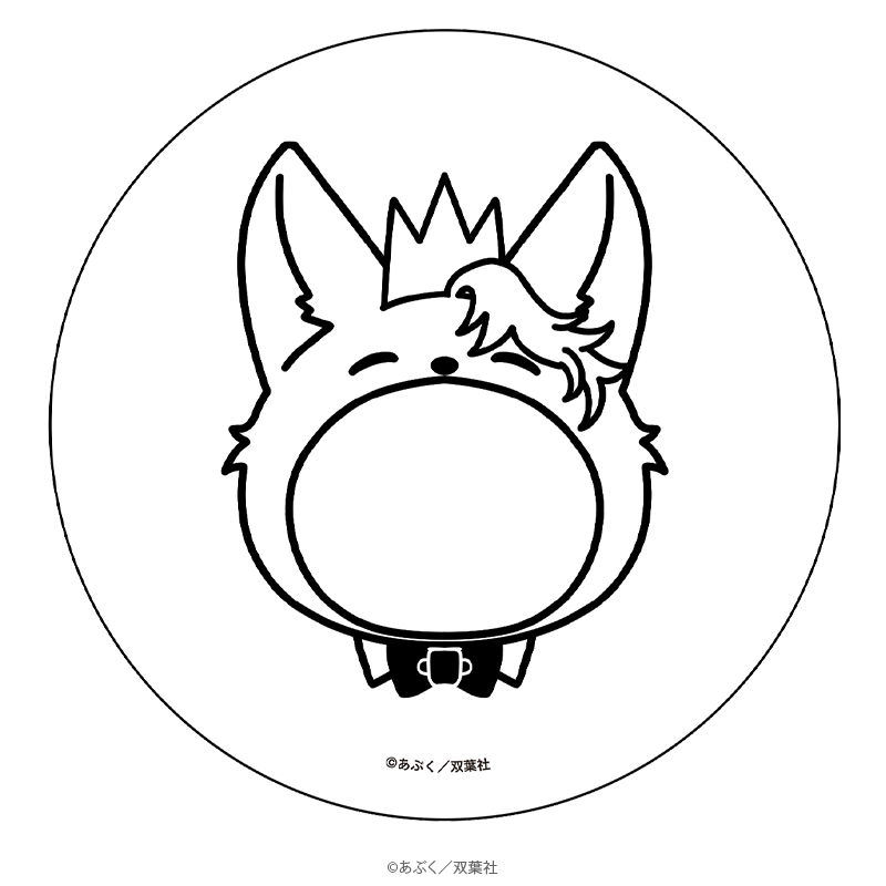 マージナル8周年フェア 可愛いなんて言わないで。 白雲石コースター 伊織 モチーフアイコンver. _pre