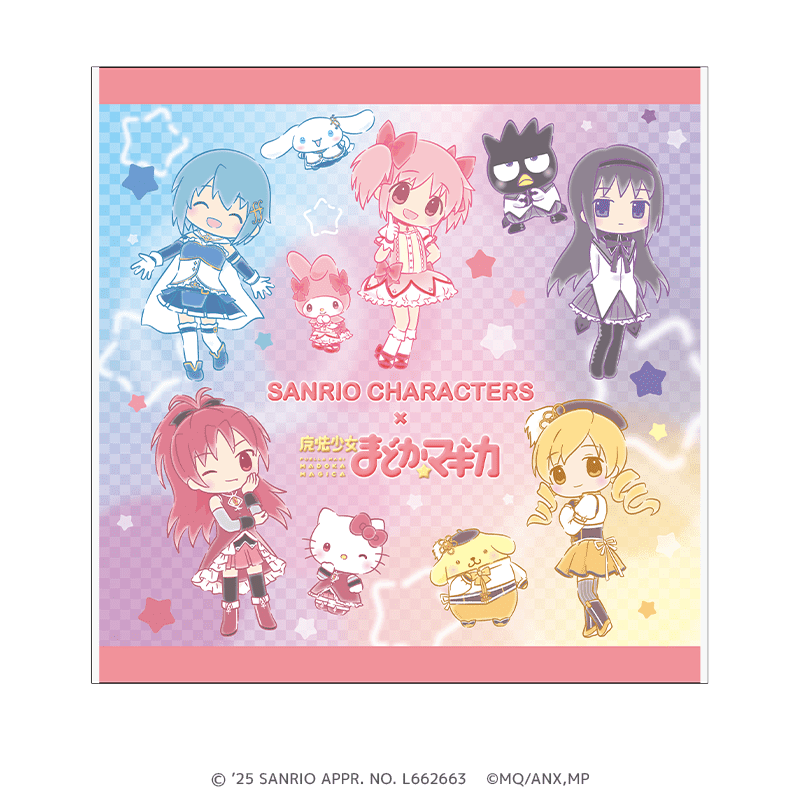 サンリオキャラクターズ×魔法少女まどか☆マギカ ハンドタオル ミニキャラver. _pre