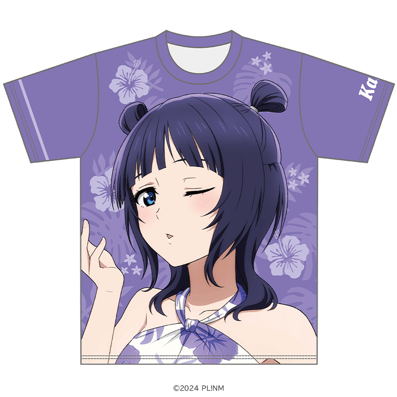 ラブライブ！虹ヶ咲学園スクールアイドル同好会 Tシャツ 朝香 果林 かりゆしver. _pre