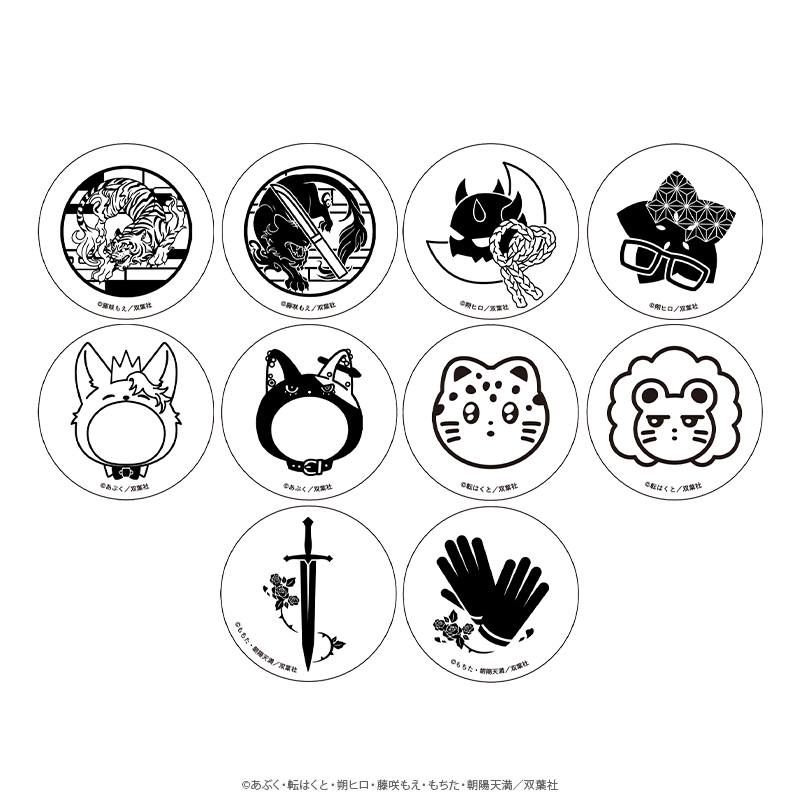 マージナル8周年フェア ミニ缶バッジ モチーフアイコンver.B（全10種） _pre