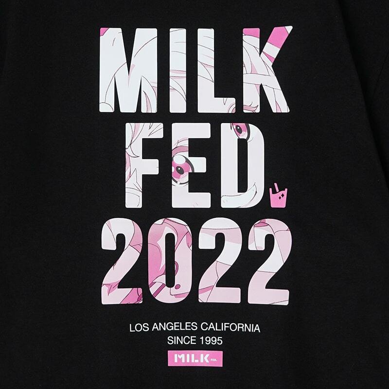 IP65防水 MILKFED.×ラブライブ！スーパースター！！ 黒Tシャツ(夏美