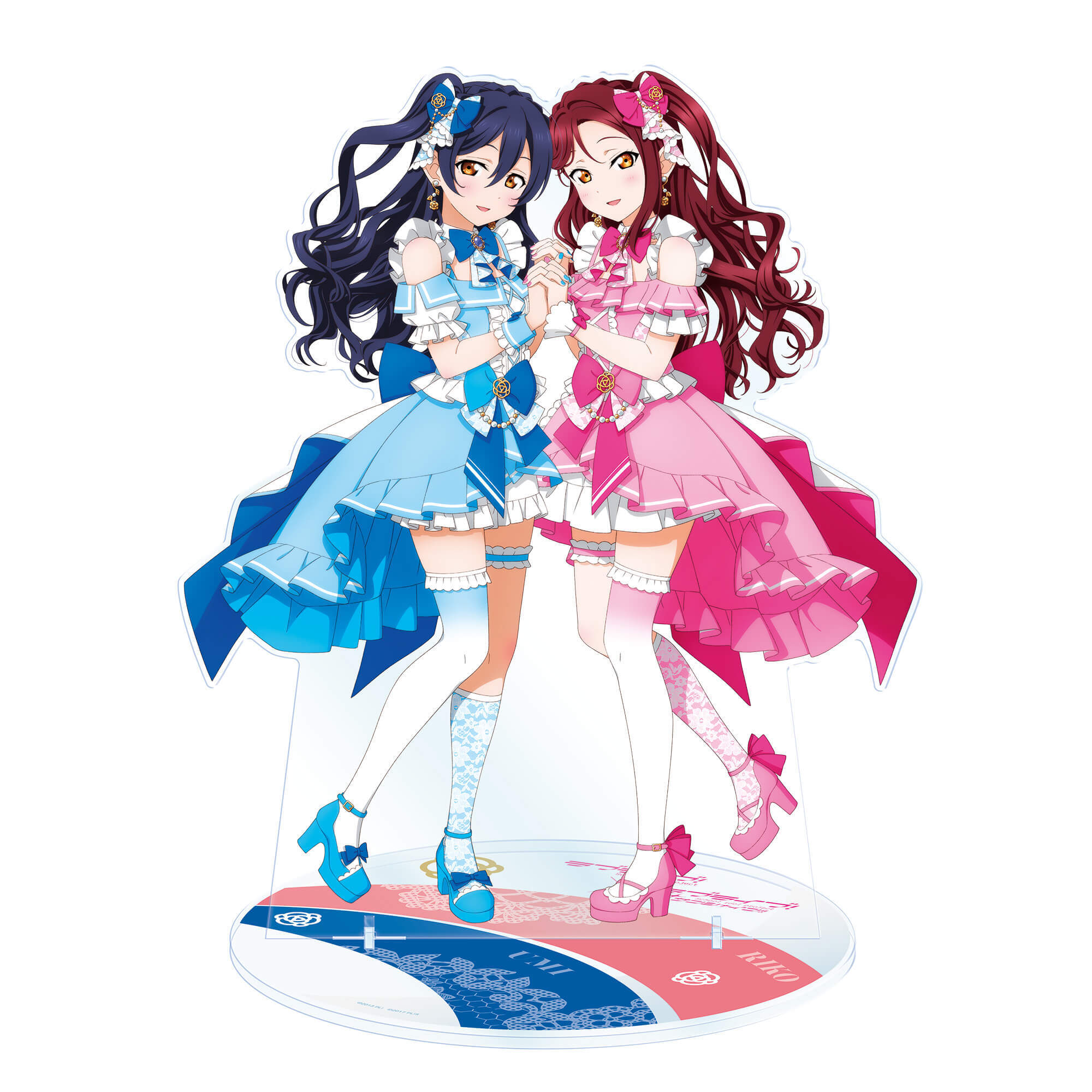 ラブライブ！×ラブライブ！サンシャイン!! POP UP STORE～μ's×Aqours Special Collaboration～ 1/4スケールBIGアクリルフィギュア【μ's×Aqours】 園田海未×桜内梨子 _pre