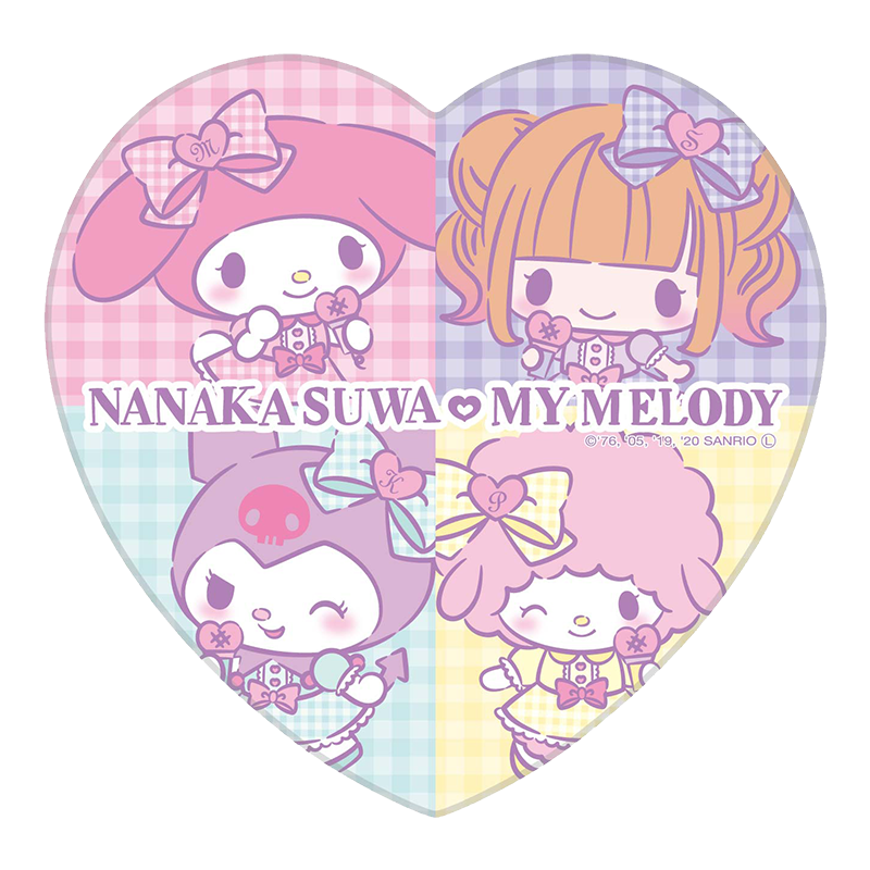 Nanaka Suwa♡My Melody ハート型コースター スウィートver.