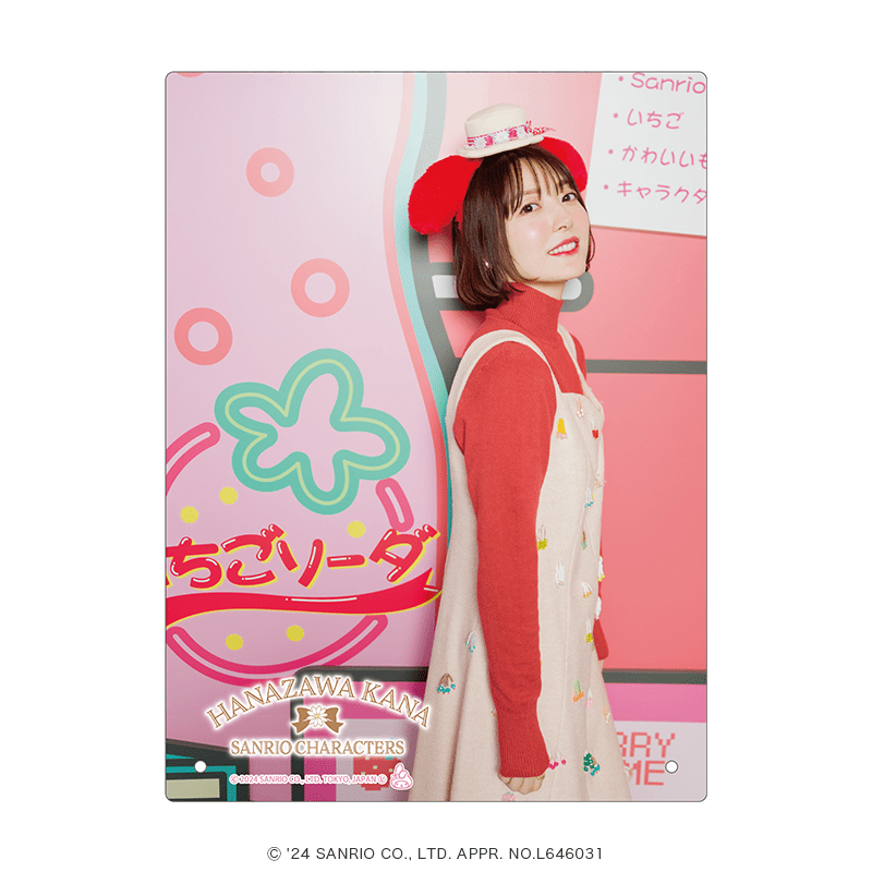 花澤香菜×サンリオキャラクターズ アクリルビジュアルボード A _pre