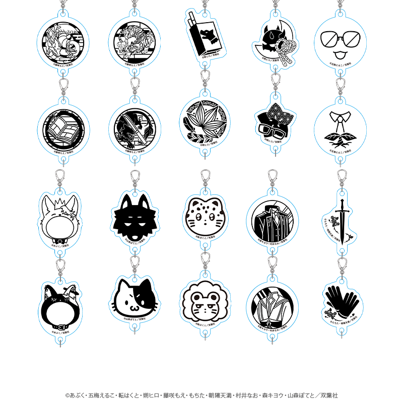マージナル8周年フェア つながるアクリルミニチャーム モチーフアイコンver.（全10種） _pre