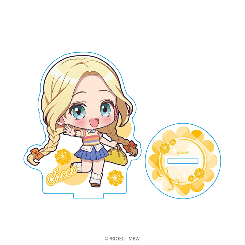 前橋ウィッチーズ アクリルスタンド 三俣チョコ ミニキャラ 春服ver. _pre