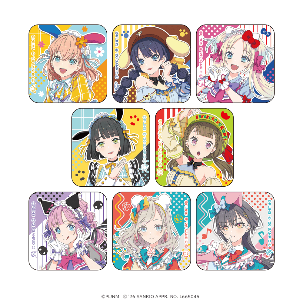 ラブライブ!蓮ノ空女学院スクールアイドルクラブ×サンリオキャラクターズ アクリルマグネット ティーパーティver.(全8種) _pre