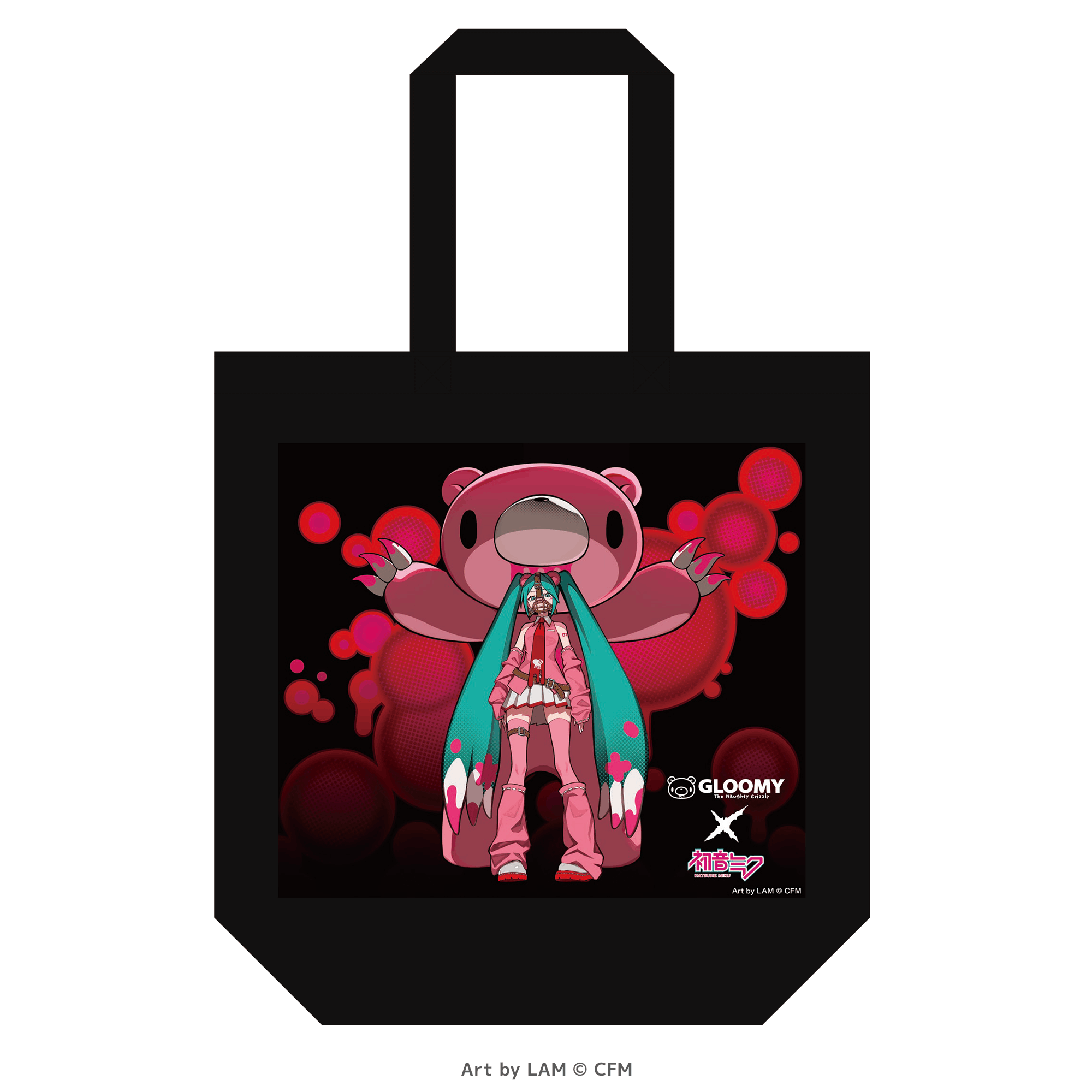 GLOOMY meets 初音ミク トートバッグ _pre