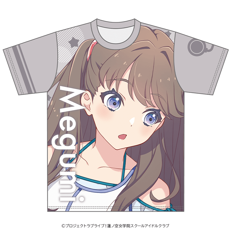 ラブライブ！蓮ノ空女学院スクールアイドルクラブ カラーTシャツ 藤島慈 レッスンウェアver. _pre