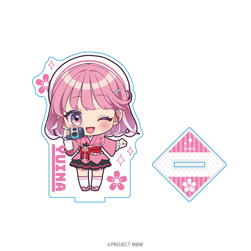 前橋ウィッチーズ アクリルスタンド 赤城ユイナ ミニキャラ 花屋制服ver. _pre