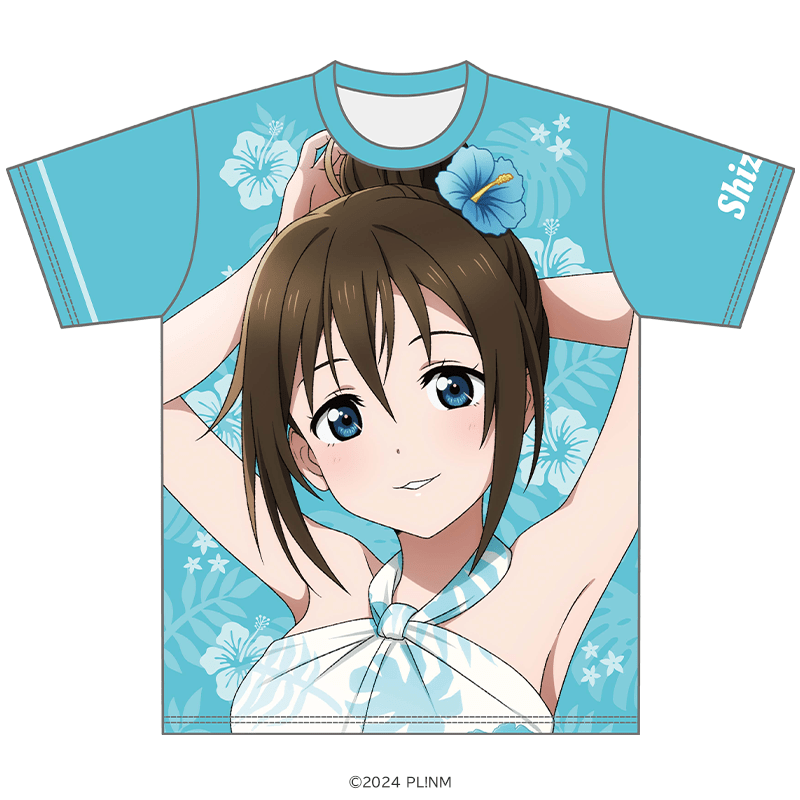 ラブライブ！虹ヶ咲学園スクールアイドル同好会 Tシャツ 桜坂 しずく かりゆしver. _pre