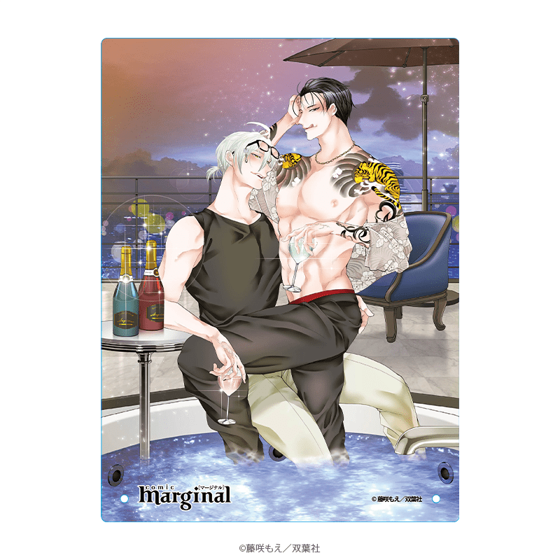 マージナル8周年フェア 腐男子召喚～異世界で神獣にハメられました～ アクリルプレート 呉・景虎 デザートver. _pre