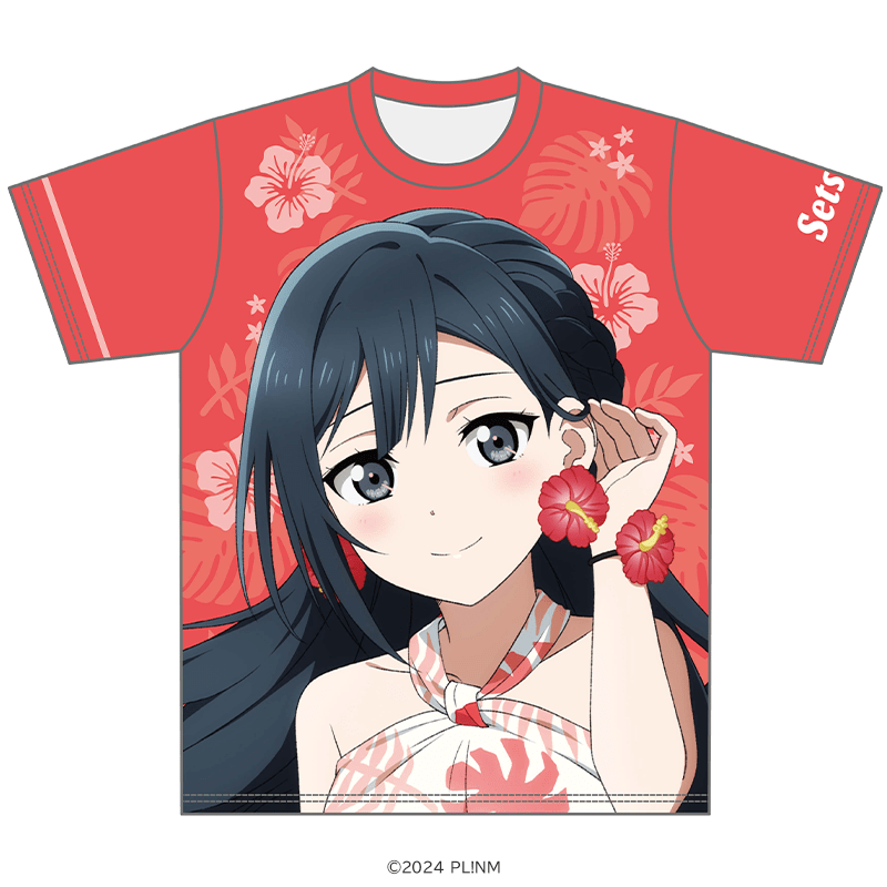 ラブライブ！虹ヶ咲学園スクールアイドル同好会 Tシャツ 優木 せつ菜 かりゆしver. _pre