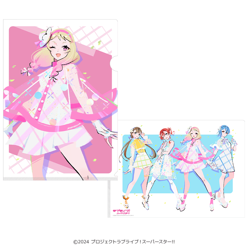 ラブライブ！スーパースター!! クリアファイル 鬼塚夏美（イラスト：まのでまりな） _pre