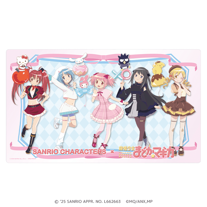 サンリオキャラクターズ×魔法少女まどか☆マギカ ラバーマット _pre