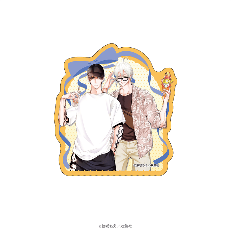 マージナル8周年フェア 腐男子召喚～異世界で神獣にハメられました～ モバイルステッカー 呉・景虎 デートver. _pre