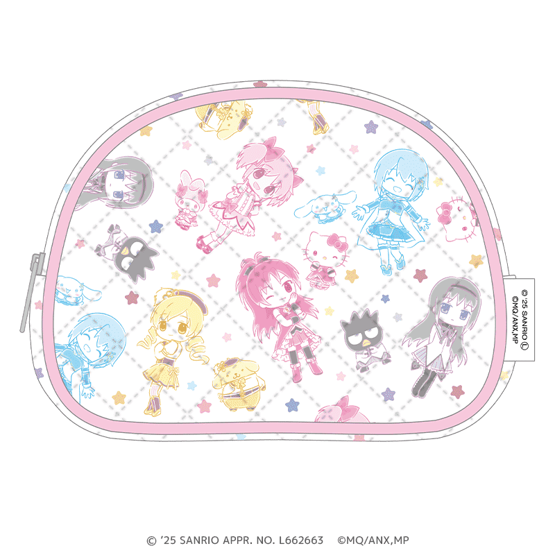 サンリオキャラクターズ×魔法少女まどか☆マギカ キルティングポーチ ミニキャラver. _pre