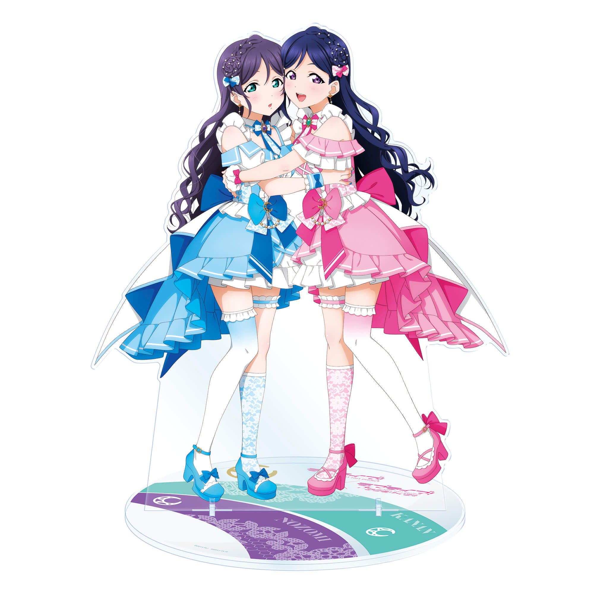 ラブライブ！×ラブライブ！サンシャイン!! POP UP STORE～μ's×Aqours Special Collaboration～ 1/4スケールBIGアクリルフィギュア【μ's×Aqours】 東條 希×松浦果南 _pre