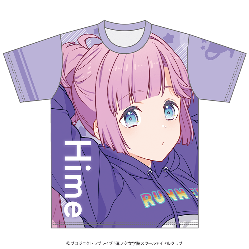 ラブライブ！蓮ノ空女学院スクールアイドルクラブ カラーTシャツ 安養寺姫芽 レッスンウェアver. _pre