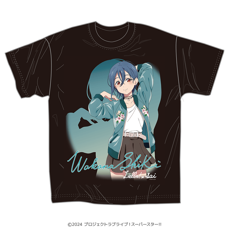 美容室sai×ラブライブ!スーパースター!! Tシャツ 若葉四季 _pre