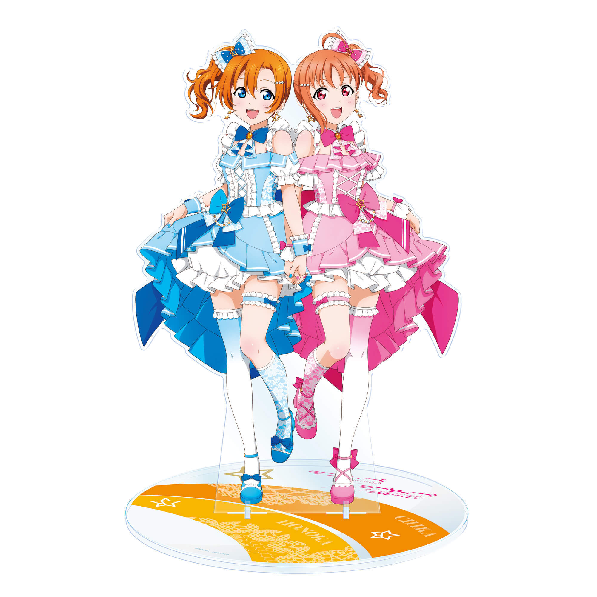 ラブライブ！×ラブライブ！サンシャイン!! POP UP STORE～μ's×Aqours Special Collaboration～ 1/4スケールBIGアクリルフィギュア【μ's×Aqours】 高坂穂乃果×高海千歌 _pre