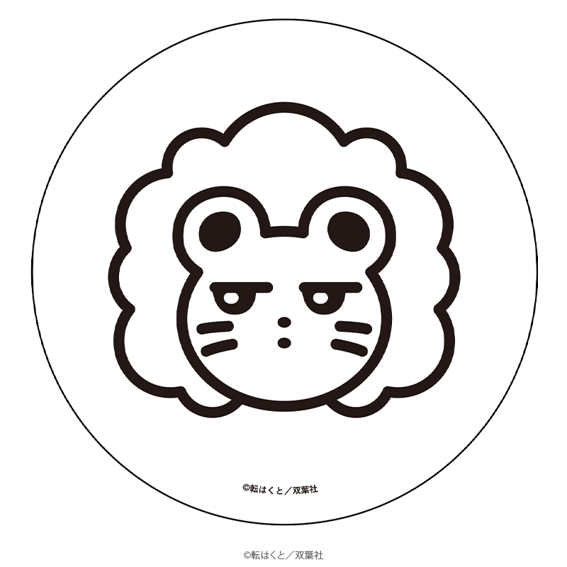 マージナル8周年フェア 愛しのしっぽちゃん 白雲石コースター レオ モチーフアイコンver. _pre